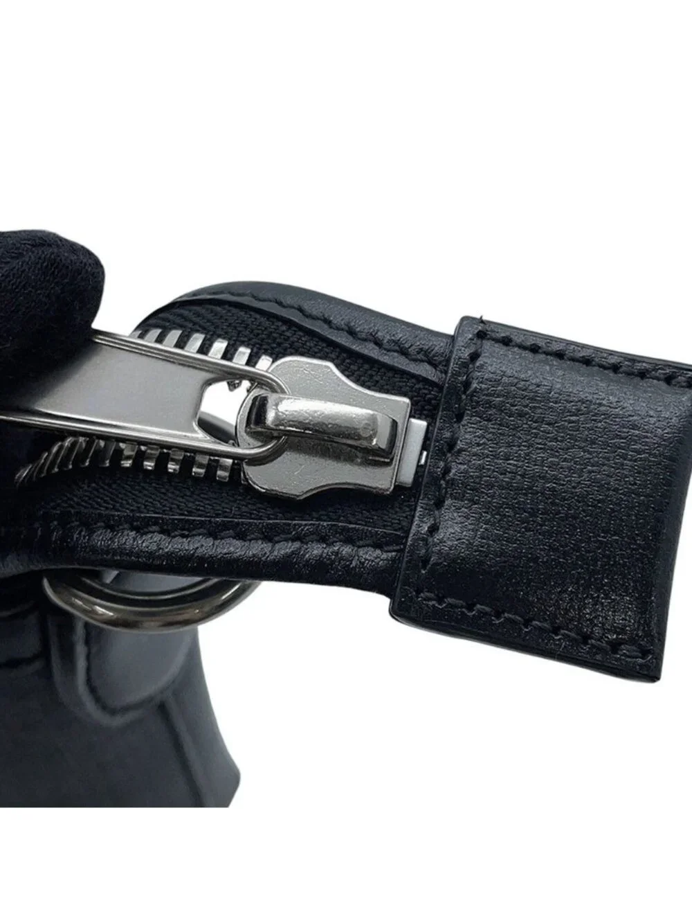 Gucci Shoulder Bag Interlocking G GG Supreme Leather Black